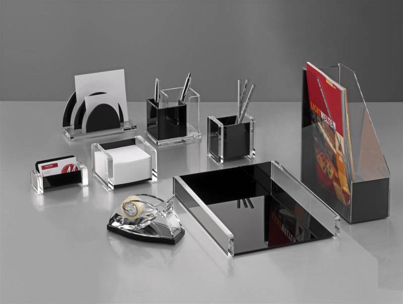 WEDO Acryl Exklusiv Tischabroller transparent von WEDO