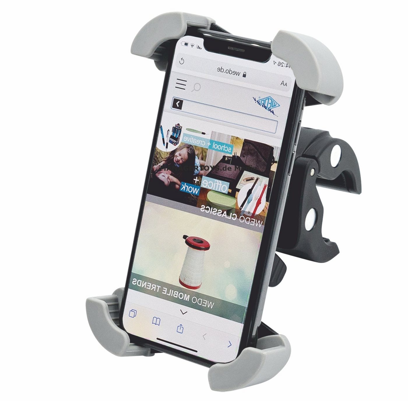 WEDO Universal Fahrrad Lenker Lenkstangen Smartphone Halter CIP-IT Handy-Halterung von WEDO