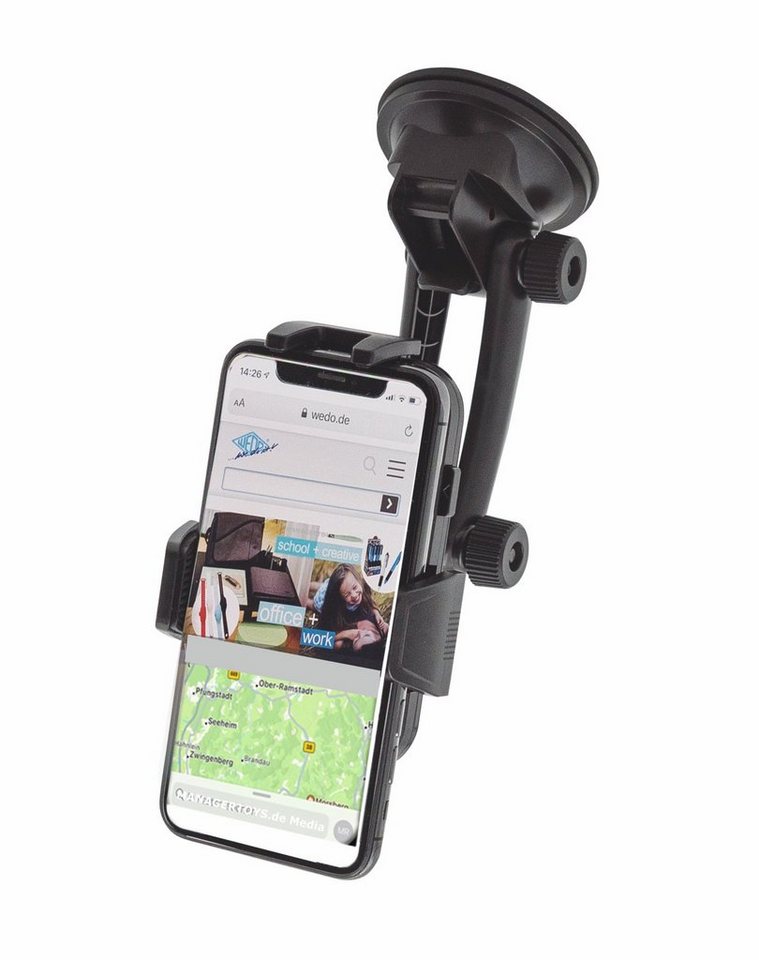 WEDO Universal Handy Smartphone Auto Scheiben Saugnapf Halter FIX-IT Handy-Halterung von WEDO