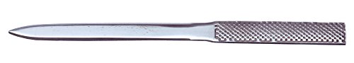Wedo 147555 Brieföffner (mit verchromter Edelstahlklinge, guillochierter Griff, 23 cm) silber von WEDO