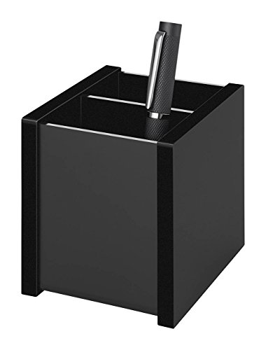 Wedo 636001 Stiftebutler Black Office, aus Acrylglas, 2 Kammern, Gummifüße 10 x 8, 3 x 9, 6 cm, im Geschenkkarton, Schwarz Wedo 636001 Stiftebutler Black Office, aus Acrylglas, 2 Kammern, Gummifüße 10 x 8, 3 x 9, 6 cm, im Geschenkkarton, Schwarz von WEDO