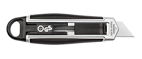 Wedo 78820 Safety Cutter (aus Metall auch für Linkshänder) schwarz/silber von WEDO