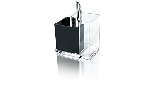 Wedo Schreibtischbutler Exclusiv Acryl glasklar schwarz von WEDO
