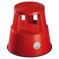 Werner Dorsch WEDO Kickstool - Klappleiter - Kunststoff - Rot, RAL 3000 (212 202) von WEDO