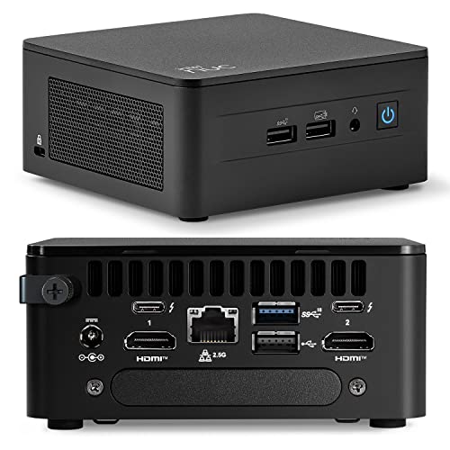 Intel NUC 13 Arena Canyon Der Neue Mini-PC der 13A-Generation NUC13ANHi5 Mini-Desktop-Barebone/HTPC Core i5-1340P, 12 Prozessorkerne (4P+8E), 16 Threads, WiFi 6, Bluetooth 5.3, Windows 11 Pro von WEELIAO