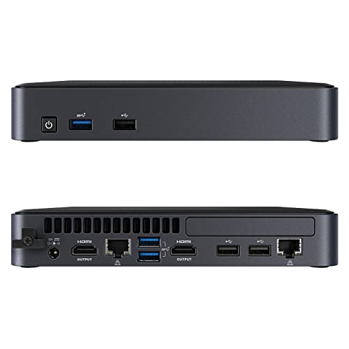 Intel NUC Mini PC Desktop Computer Windows 11 Pro, 8GB RAM/512GB SSD 8th Generation Intel® Core™ i5-8365U Prozessor mit Intel vPro® Technologie, bis zu 4,10 GHz, 4 Kerne, 8 Threads von WEELIAO