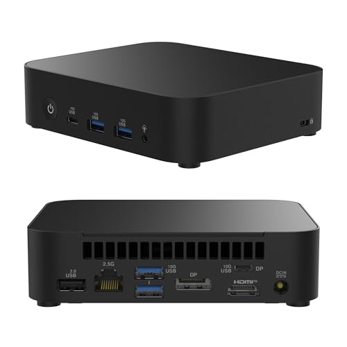 NUC 14 Pro NUC14MNK150 Mini-Desktop-Computer/Mini-PC/HTPC 14. Generation Intel Twin Lake N150, Intel UHD-Grafik (N97), 16 GB DDR5 RAM, 1 TB SSD von WEELIAO