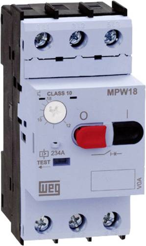 WEG 12429311 MPW18-3-C016 Motorschutzschalter einstellbar 0.16A 1St. von WEG