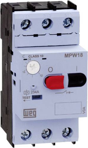 WEG 12429313 MPW18-3-D004 Motorschutzschalter einstellbar 0.4A 1St. von WEG