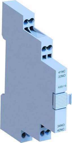 WEG 12463908 ACBS-11S Hilfsschalter 10A 1 Schließer, 1 Öffner 1St. von WEG