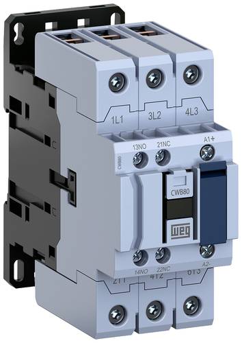 WEG CWB80-11-30C03 Leistungsschütz Sofortschaltend 3 Schließer 37kW 24 V/DC 1St. WEG CWB80-11-30C03 Leistungsschütz Sofortschaltend 3 Schließer 37kW 24 V/DC 1St. von WEG