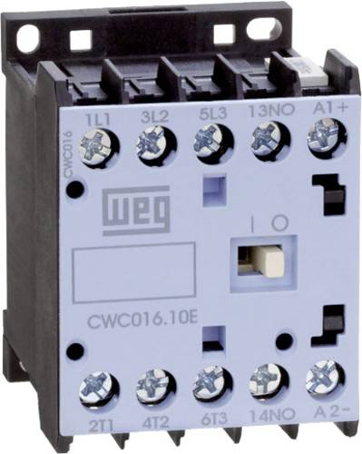 WEG CWC012-10-30C03 Schütz 3 Schließer 5.5kW 24 V/DC 12A mit Hilfskontakt 1St. WEG CWC012-10-30C03 Schütz 3 Schließer 5.5kW 24 V/DC 12A mit Hilfskontakt 1St. von WEG
