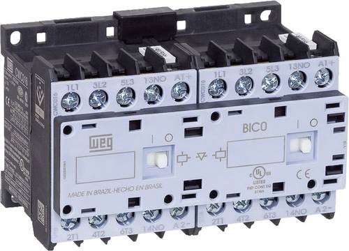 WEG CWCI012-10-30D24 Wendeschütz 6 Schließer 5.5kW 230 V/AC 12A mit Hilfskontakt 1St. von WEG