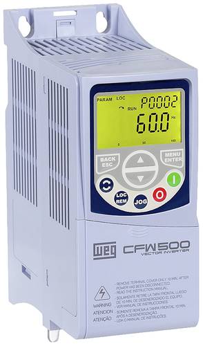 WEG Frequenzumrichter CFW500A 01P6 T4 0.75kW 3phasig 380 V, 480V WEG Frequenzumrichter CFW500A 01P6 T4 0.75kW 3phasig 380 V, 480V von WEG