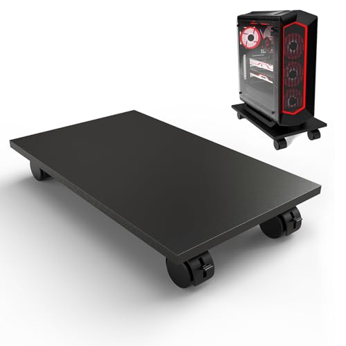 WEGASTU CPU-Ständer, Computer-Tower-Ständer, mobile CPU-Halter mit 4 Rollen, passend für PC, Drucker, die meisten Computer-Tower, Büro, Zuhause WEGASTU CPU-Ständer, Computer-Tower-Ständer, mobile CPU-Halter mit 4 Rollen, passend für PC, Drucker, die meisten Computer-Tower, Büro, Zuhause von WEGASTU