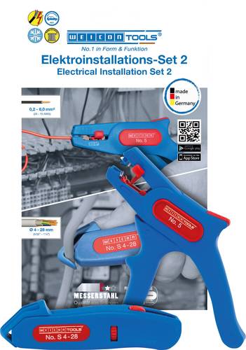 WEICON TOOLS No S 4 + No 5 52881002 Abisolierzange Inkl. Kabelmesser 0.2 bis 6.0mm² von WEICON TOOLS