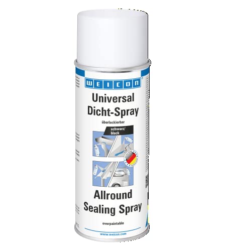 WEICON Allround Sealing Spray 400 ml | Hochhaftendes Spritzkunststoff | Schwarz von WEICON