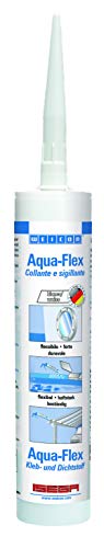WEICON Aqua-Flex weiß 310 ml - starker elastischer Kleber/zum Versiegeln von WEICON