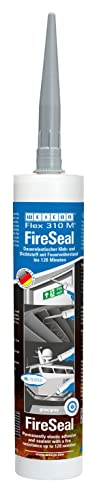WEICON Flex 310 M® FireSeal 310 ml betongrau, Kleb- und Dichtstoff mit Feuerwiderstand bis zu 120 Minuten von WEICON
