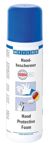 WEICON Schaum-Handschutz, 200 ml, Schaumstoff, wasserfest, schützt die Haut vor Schmutz und Ruß und vieles mehr für Mechaniker, Gartenarbeit, dermatologisch getestet von WEICON