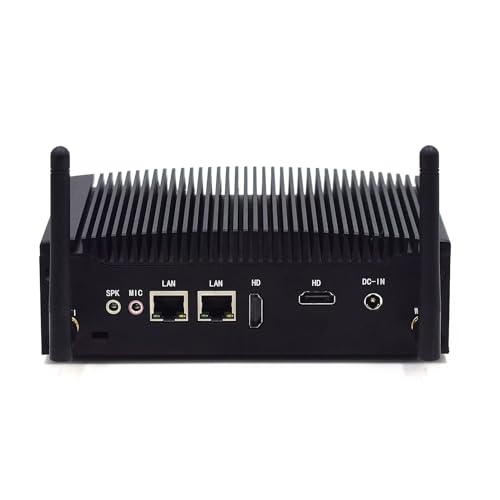 Lüfterloser Mini PC 32 GB RAM 256 GB SSD Industrie PC Windows 11 Pro i5 8260U Industrieller Mikro Desktop Computer Dual HD 4K WiFi BT Gigabit Ethernet 2 RS232 PXE RAID Kleine PC Industriecomputer von WEIDIAN