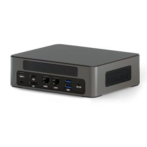 WEIDIAN Mini PC Gaming 13. Gen Core i5-1340P(bis zu 4,6 GHz) Mini Desktop PC 16GB DDR5 512GB SSD Micro PC Unterstützung Dreifache Anzeige (HD/Type-C / 8K DP) WiFi 6 & BT5.2, 8 x USB, 2,5Gbe LAN von WEIDIAN