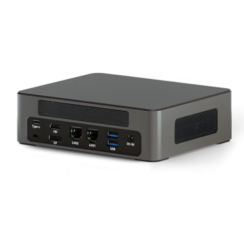 WEIDIAN Mini PC Gaming 13. Gen i7 1360P Mini Desktop PC Win 11 Pro 64GB DDR5 1TB NVME SSD 2TB HDD, Mini Computer Dreifache Anzeige (HD/Type-C/8K DP) WiFi 6 & BT 5.2 USB 3.2 Dual 2,5Gbe LAN von WEIDIAN
