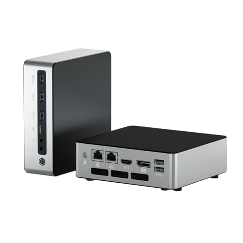 WEIDIAN Mini PC Mini Computer i3 1215U mit In-tel UHD Grafik 16GB DDR5 RAM 512GB SSD 8K Windows 11 Pro Mini Desktop PC der 12. Gen unterstützt WIFI6&BT5.1/5.2 DP+HD+USB-C 3 * Display 2*LAN von WEIDIAN