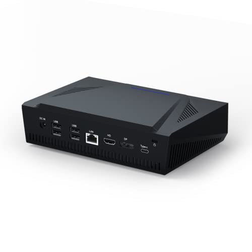 WEIDIAN Mini-PC Windows 11 Pro i7 mit 32 GB RAM 1 TB SSD HD DP Type-C Triple Display BT4.2 WiFi Auto Power On Wake On Lan PXE Mini-Desktop-Computer für Geschäfts und Heimanwendungen eingebauter Lüfter von WEIDIAN