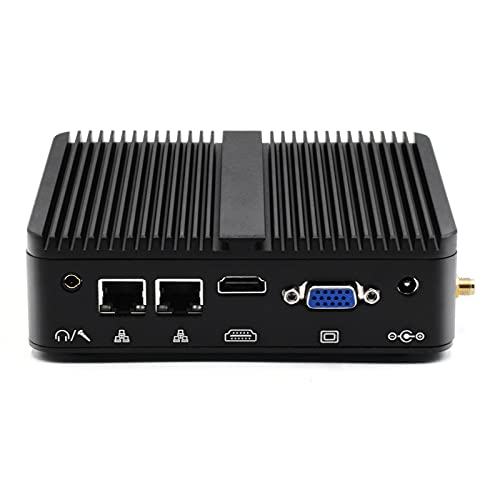 WEIDIAN Mini PC lüfterlos 8GB RAM DDR4 Celeron J4125 Windows 11 Pro Industrie PC 512GB SSD 1TB HDD RS232 Mini Computer unterstützt HD VGA USB3.0 Gigabit Ethernet BT4.0 4K WiFi Industrie-PC ohne Lüfter von WEIDIAN