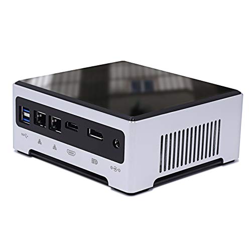 WEIDIAN NUC Mini PC Windows 11 Linux Mini Desktop PC HD-Grafik 630, 32 GB RAM 256 GB SSD Octa Core i9 10880H Mini-Desktop-Computer, DP HD, 4K bei 60 Hz, Dualband-WLAN, Dual-LAN, integrierter Lüfter von WEIDIAN