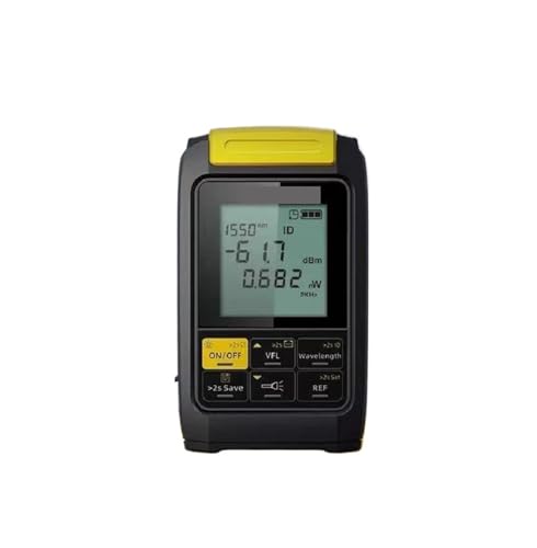 WEIJICUI Glasfaser Tester, 4in1 Optischer Leistungsmesser OPM LED-Licht Visual Fault Locator Netzwerkkabeltest Glasfasertester 5 Km 15 Km 30 MW(20T V30 30KM) von WEIJICUI