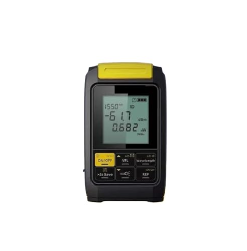 WEIJICUI Glasfaser Tester, 4in1 Optischer Leistungsmesser OPM LED-Licht Visual Fault Locator Netzwerkkabeltest Glasfasertester 5 Km 15 Km 30 MW(20T V30 30KM) von WEIJICUI
