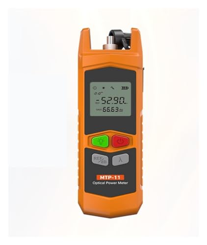 WEIJICUI Glasfaser Tester, Faseroptischer Leistungsmesser Mini OPM MTP-11-AG Glasfaserkabeltester Glasfaser-FTTH-Toolkit -70~6 DBm OPM Glasfasertester WEIJICUI Glasfaser Tester, Faseroptischer Leistungsmesser Mini OPM MTP-11-AG Glasfaserkabeltester Glasfaser-FTTH-Toolkit -70~6 DBm OPM Glasfasertester von WEIJICUI