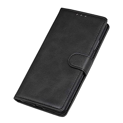 WEIOU Hülle für VIVO Y52 5G | Y72 5G, Premium TPU/PU Leder Klappbar Schutzhülle Tasche Handyhülle mit Standfunktion & Kartensteckplätzen, Schwarz von WEIOU