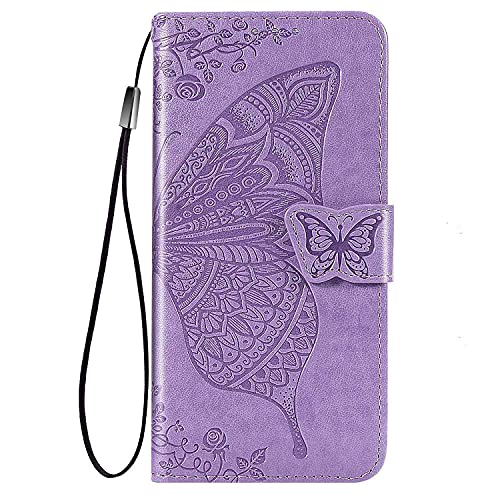 WEIOU Hülle für Xiaomi Redmi 10, Premium TPU/PU Leder Klappbar Schmetterlingsprägung Schutzhülle Handyhülle mit Standfunktion & Kartensteckplätzen, Helles Lila WEIOU Hülle für Xiaomi Redmi 10, Premium TPU/PU Leder Klappbar Schmetterlingsprägung Schutzhülle Handyhülle mit Standfunktion & Kartensteckplätzen, Helles Lila von WEIOU