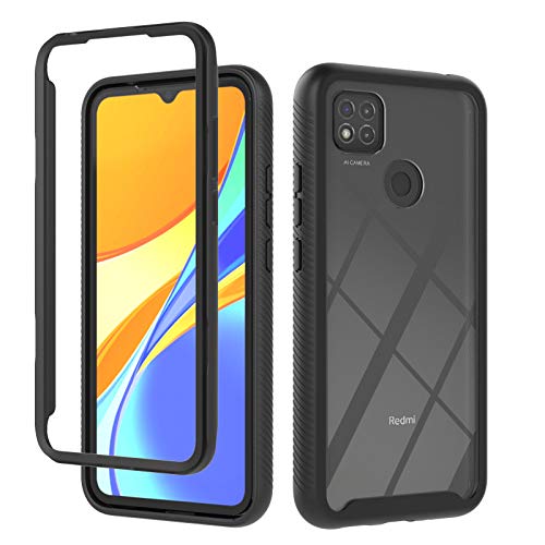 WEIOU Hülle für Xiaomi Redmi 9C NFC| Redmi 9C, PC Transparente Back Cover TPU Robust Bumper Case Outdoor Handyhülle Weiche Rubber Stoßfest Kratzfeste Schutzhülle. Schwarz WEIOU Hülle für Xiaomi Redmi 9C NFC| Redmi 9C, PC Transparente Back Cover TPU Robust Bumper Case Outdoor Handyhülle Weiche Rubber Stoßfest Kratzfeste Schutzhülle. Schwarz von WEIOU