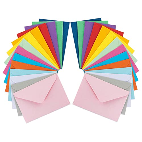 50Stücke Kleine Umschläge für Einladungen und Grüße Farbige Briefumschläge für Karten und Notizen für Geburtstage und Kreative DIY Projekte 50Stücke Kleine Umschläge für Einladungen und Grüße Farbige Briefumschläge für Karten und Notizen für Geburtstage und Kreative DIY Projekte von WEKADRIN