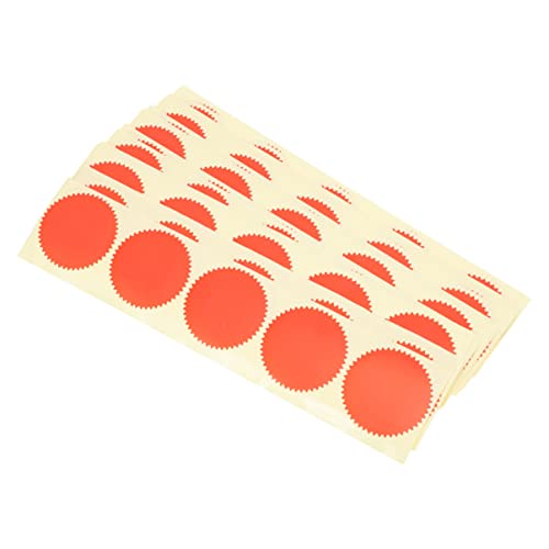 WEKADRIN 100Stücke Selbstklebende Dichtungsaufkleber aus Rote Stempel für Notardichtungen Buchprägung Dokumente Wiederverwendbare DIY Siegelaufkleber WEKADRIN 100Stücke Selbstklebende Dichtungsaufkleber aus Rote Stempel für Notardichtungen Buchprägung Dokumente Wiederverwendbare DIY Siegelaufkleber von WEKADRIN