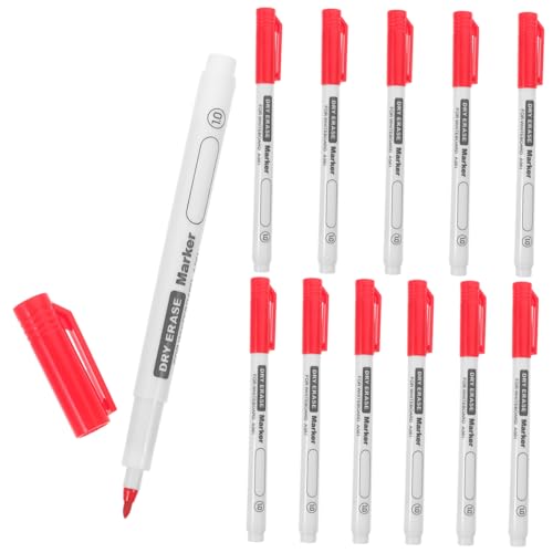 WEKADRIN 12Stücke Whiteboard Marker Abwischbare Stifte für Schule und Büro Präzise Graffiti Marker für Glatte Oberflächen für Lehrer und Kreative Projekte WEKADRIN 12Stücke Whiteboard Marker Abwischbare Stifte für Schule und Büro Präzise Graffiti Marker für Glatte Oberflächen für Lehrer und Kreative Projekte von WEKADRIN