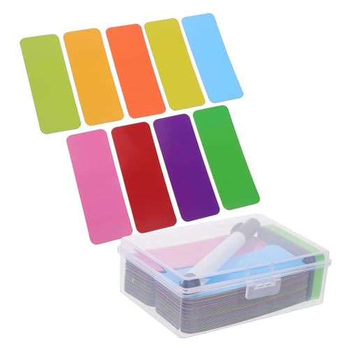 WEKADRIN 1Satz Abwischbare Magnetische Für Kühlschrank Und Whiteboard Beschriftbare Namensschilder Wiederverwendbare Aufkleber Zur Kennzeichnung von WEKADRIN