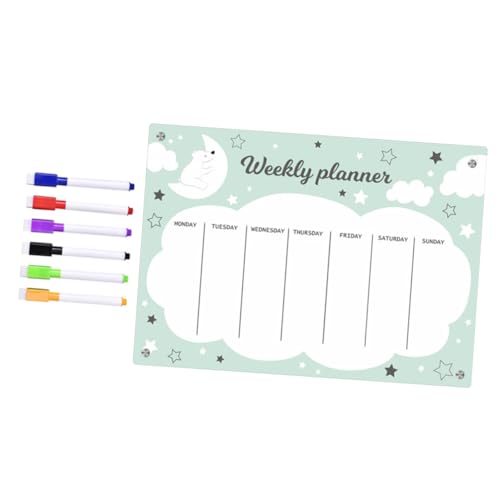 WEKADRIN 1Satz Magnetische Wöchentliche Klarsichttafel Für Kühlschrank Abwischbare Acryltafel Mit Markern Transparente Planungstafel Für Effektive Organisation Und To Do Listen WEKADRIN 1Satz Magnetische Wöchentliche Klarsichttafel Für Kühlschrank Abwischbare Acryltafel Mit Markern Transparente Planungstafel Für Effektive Organisation Und To Do Listen von WEKADRIN