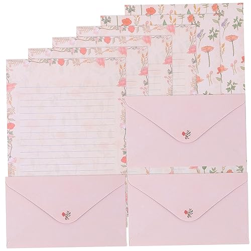 WEKADRIN 5Sätze Blumen und Tiere Briefpapier Set Teiliges Set mit Umschlägen und Schreibpapier Dekoratives Mehrzweck Briefpapier für Persönliche Nachrichten Einladungen und Kreative WEKADRIN 5Sätze Blumen und Tiere Briefpapier Set Teiliges Set mit Umschlägen und Schreibpapier Dekoratives Mehrzweck Briefpapier für Persönliche Nachrichten Einladungen und Kreative von WEKADRIN