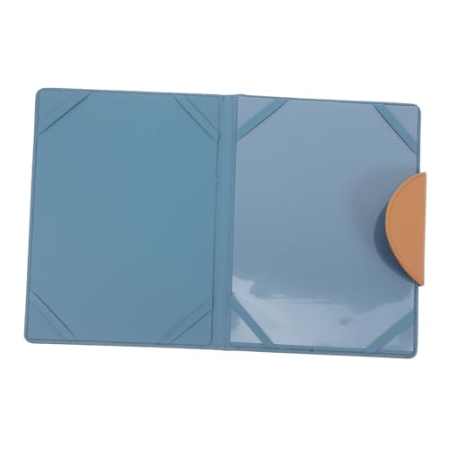 WEKADRIN Geburtsurkunde Schutzhülle Geburtsurkunde Halter Geburtsurkunde Hülle Geburtsurkunde Schutz Offiziant Ordner Diplom Halter Etui Für Diplom Blau Pu von WEKADRIN