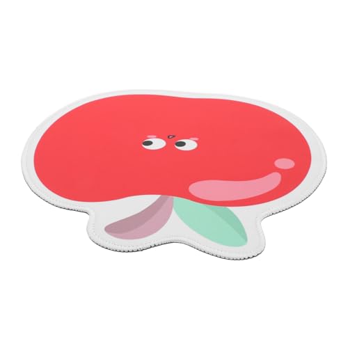 WEKADRIN Kawaii Büro-Schreibtisch-, Fruchtform, Cartoon-mauspad, rutschfeste Gummibasis, Süßes Mauspad Zum Spielen Und Arbeiten von WEKADRIN