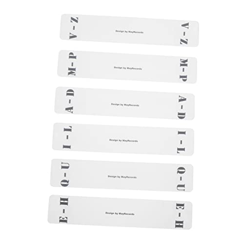 WEKAMOS 6Stücke Transparente CD Klassifizierungsetiketten Horizontale für Einfache Organisation von Musik und Daten Langlebig und Praktisch für Schnelle Suche WEKAMOS 6Stücke Transparente CD Klassifizierungsetiketten Horizontale für Einfache Organisation von Musik und Daten Langlebig und Praktisch für Schnelle Suche von WEKAMOS