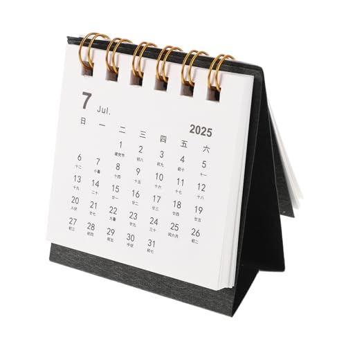WEKAMOS Stehkalender: Monatlicher Schreibtisch-stehkalender Für Das Akademische Jahr, Flip-stehkalender Für Das Home-office-, Schreibtischzubehör, Schwarz WEKAMOS Stehkalender: Monatlicher Schreibtisch-stehkalender Für Das Akademische Jahr, Flip-stehkalender Für Das Home-office-, Schreibtischzubehör, Schwarz von WEKAMOS