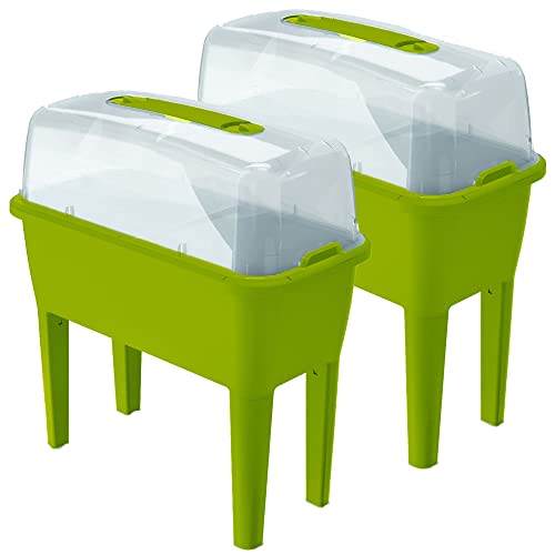 WELL HOME MOBILIARIO & DECORACIÓN 2 Stück Urban Gewächshaus 52 Liter aus Polypropylen 77 x 38 x 82 cm Pistazie WELL HOME MOBILIARIO & DECORACIÓN 2 Stück Urban Gewächshaus 52 Liter aus Polypropylen 77 x 38 x 82 cm Pistazie von WELL HOME MOBILIARIO & DECORACIÓN