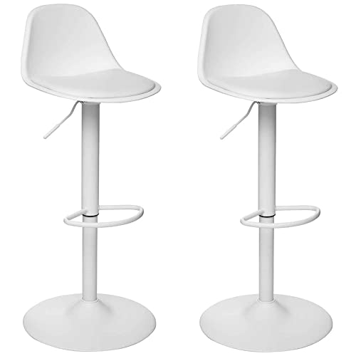 WELL HOME MOBILIARIO & DECORACIÓN Set mit 2 verstellbaren Barhockern in der Höhe von WELL
