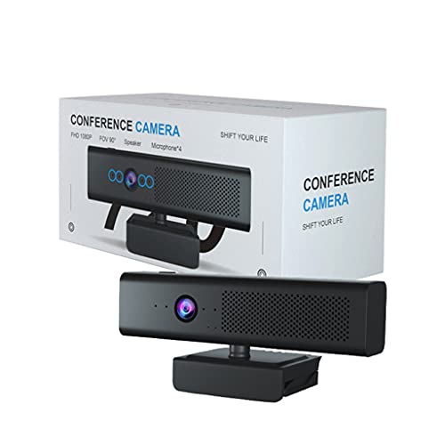 WELLDOER 1080p 3-in-1-Lautsprecher Integriertes Mikrofon Vollständige Webcam Stummschalttaste von WELLDOER